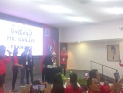 Ganjar Diberi Kejutan Ulang Tahun saat Hadiri Workshop CALD Party di Sekolah Partai PDIP