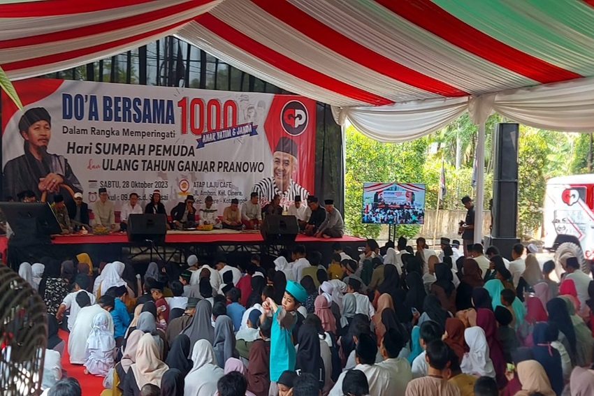 Rayakan Ultah ke-55 Ganjar Pranowo dengan Doa Bersama 1.000 Anak Yatim