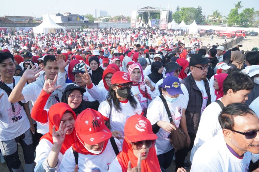 Sahabat Ganjar Satukan Semangat Dukung Ganjar-Mahfud lewat Jalan Sehat Bersama