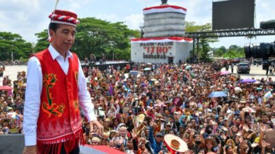 Hadiri Festival Dangai Ehau, Presiden Jokowi Ajak Masyarakat Lestarikan Budaya