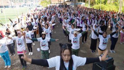 Kawan Juang GP Jaring Dukungan lewat Senam Bareng