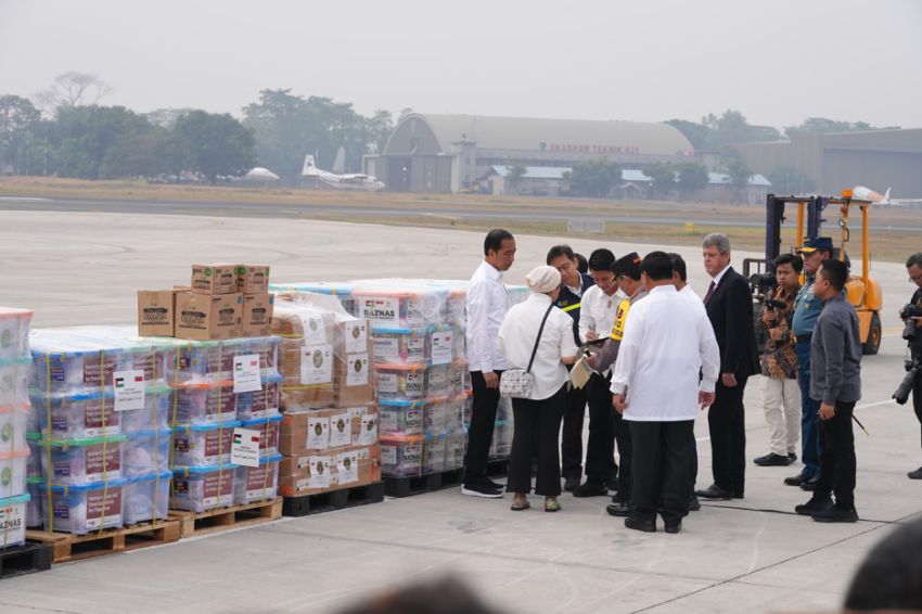 Polri Sumbang 100 Tenda Pleton, 1.000 Jaket, dan Selimut ke Palestina