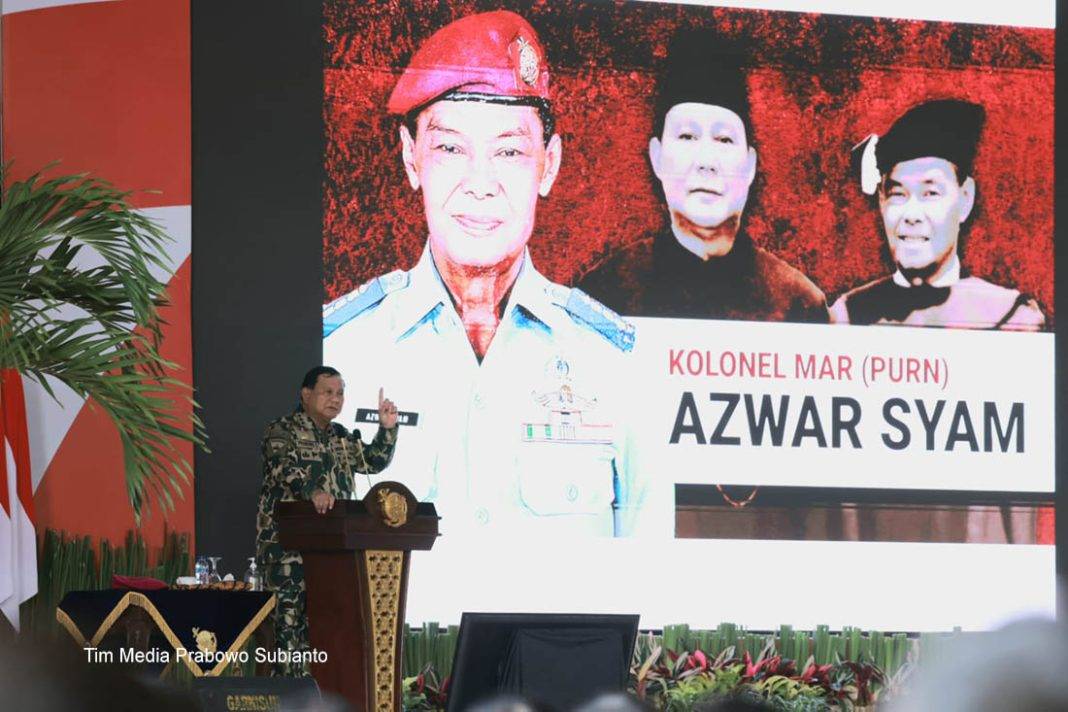 Kepemimpinan dari Mar TNI (Purn) Azwar Syam