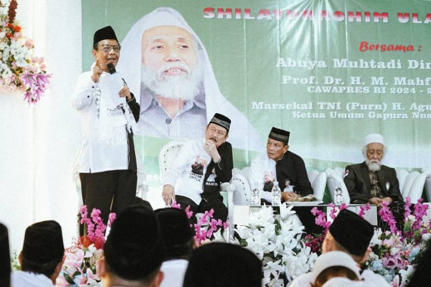 Mahfud MD Enggan Kampanye di Depan Abuya Muhtadi, Ini Alasannya