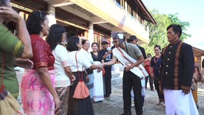 Tiba di Desa Sa’dan Toraja, Alam Ganjar Disambut Teriakan Ganjar Presiden