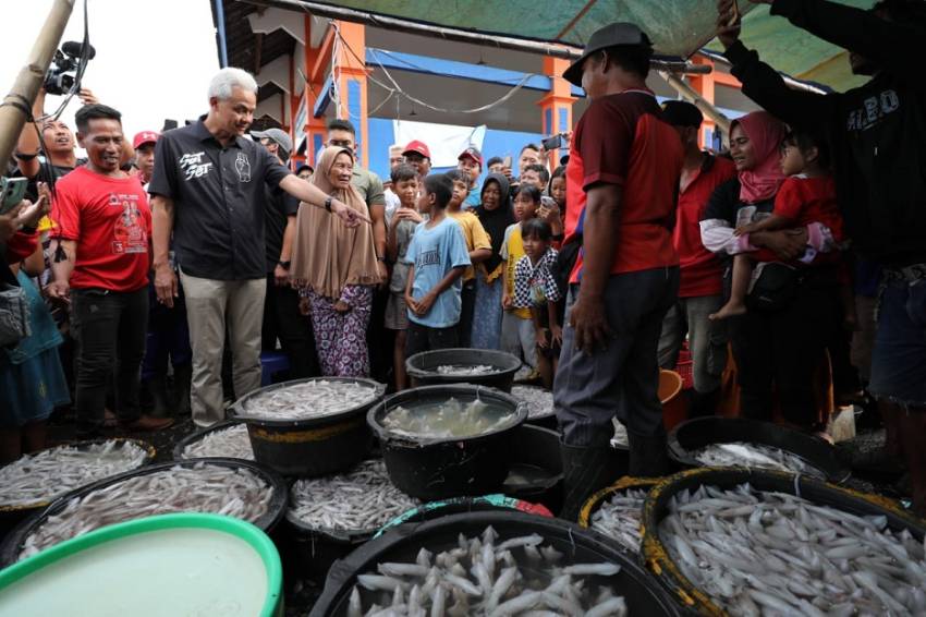 Ganjar Pranowo Janji Berikan Fasilitas Optimal untuk Nelayan Indonesia