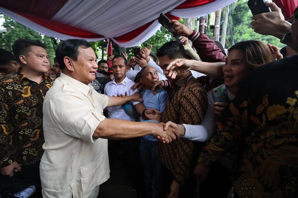 Ketika Saya Bersentuhan dengan Rakyat, Energi Saya Bertambah – Prabowo