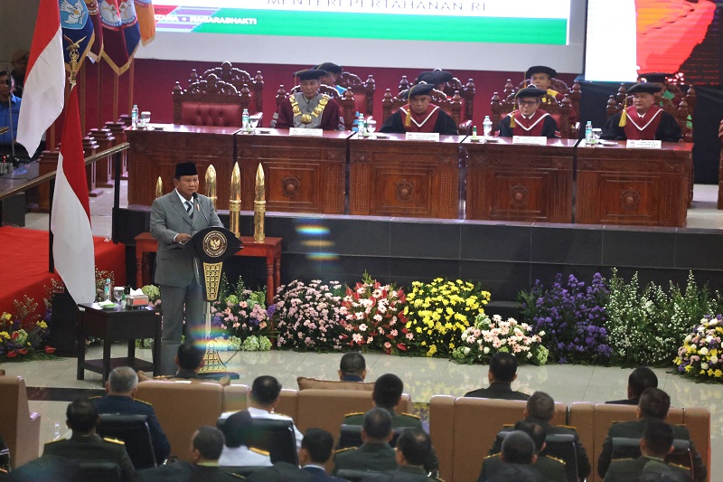 573 Graduates from Unhan, Minister of Defense Prabowo Subianto: Indonesia Must Pursue Mastery of STEM