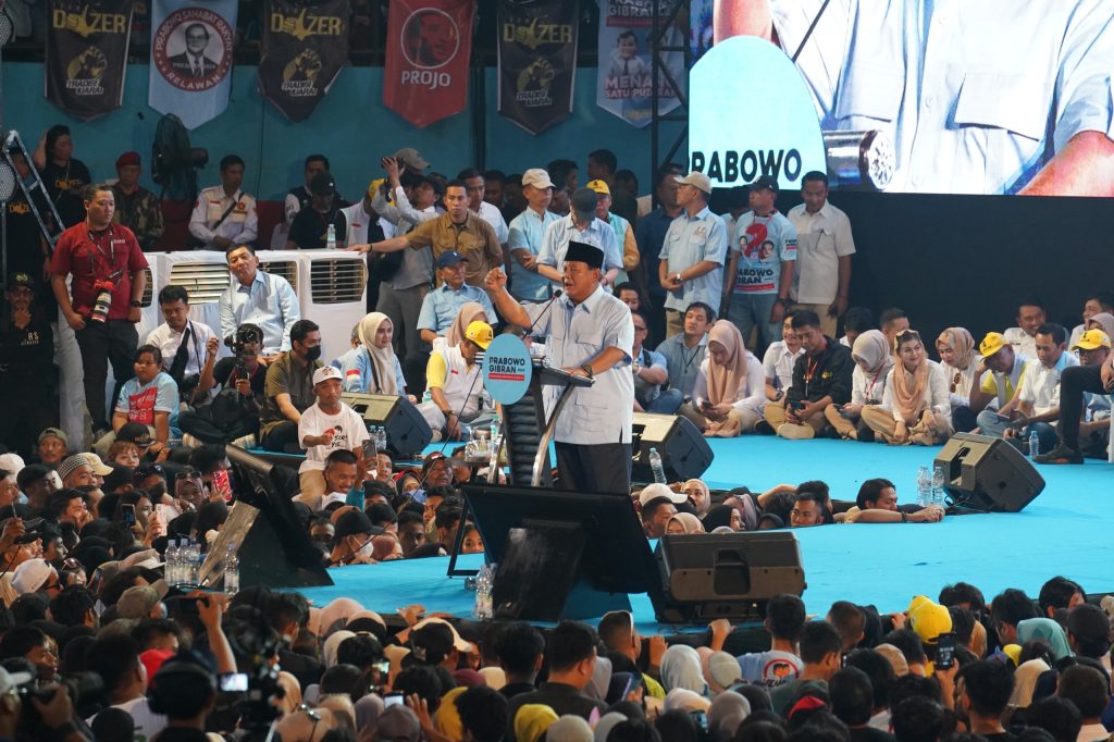 Prabowo Mengucapkan Terima Kasih kepada Warga Makassar yang Setia Mendukungnya