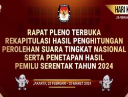 Komisioner KPU Diperiksa DKPP, Rekapitulasi Suara Nasional Tertunda