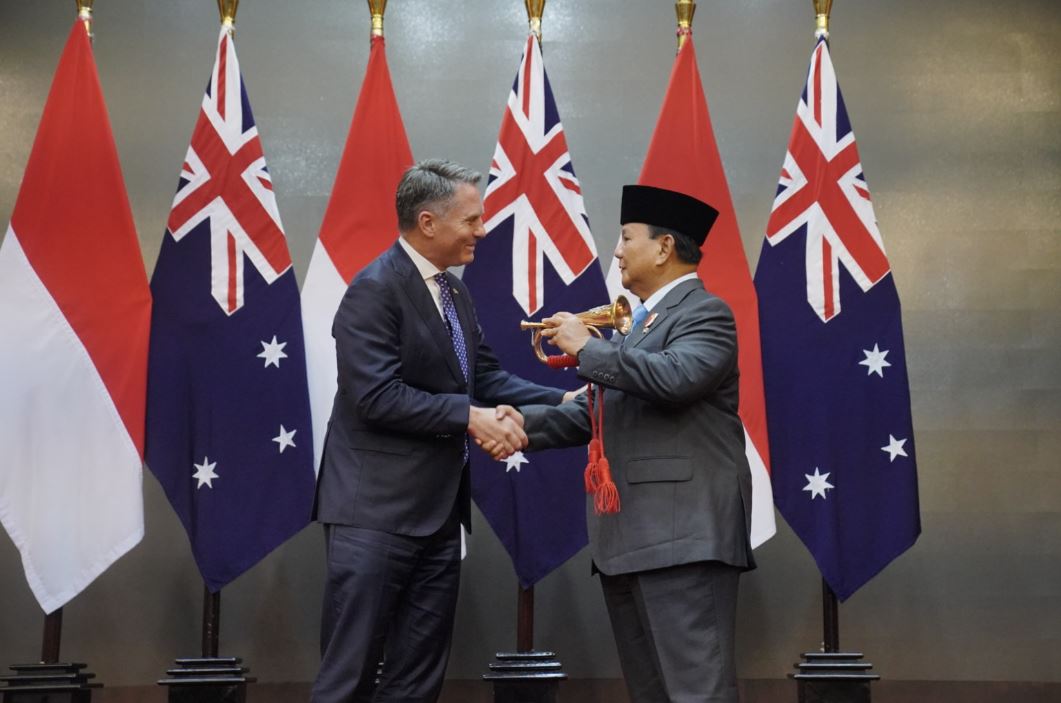 Prabowo Subianto dan Wakil PM Australia Berdiskusi Mengenai Kerja Sama Pertahanan