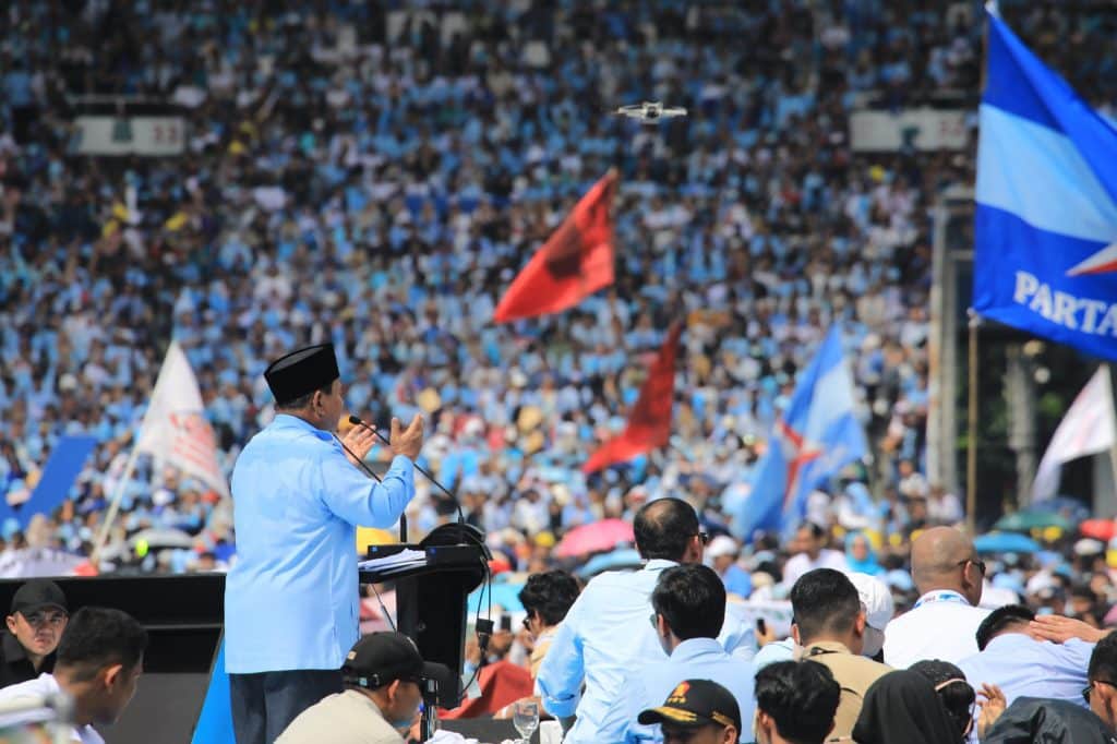 Prabowo Subianto Berkampanye Lebih Awal dengan 600 Ribu Warga di GBK