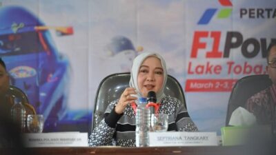 Kominfo Fasilitasi Jurnalis di Media Center F1 Powerboat Danau Toba 2024