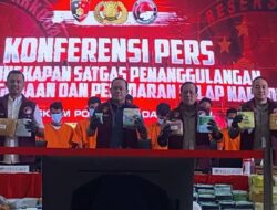 Polri Sita 2,8 Ton Sabu dan 1,6 Ton Ganja Periode September 2023- Maret 2024