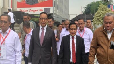 Tiba di MK, Anies-Cak Imin Hadiri Sidang Perdana Sengketa Pilpres 2024