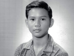 Prabowo Subianto when he was young