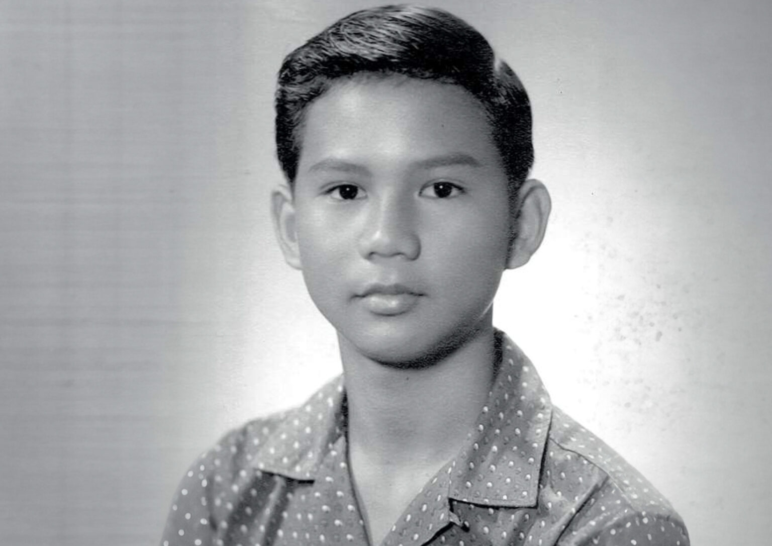 Prabowo Subianto when he was young