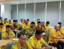 Bobby Nasution Nonggol di Pengarahan Balon Kepala Daerah Partai Golkar