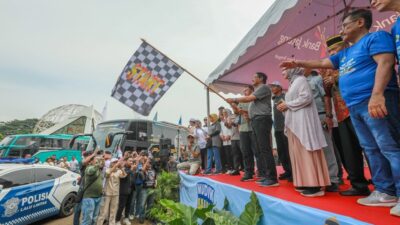 Pj Gubernur Jateng Lepas 11.600 Orang Warganya Mudik Gratis Gunakan Bus