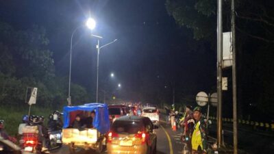 Urai Kepadatan Kendaraan, Jalur Gentong Kembali Berlakukan One Way Malam Ini