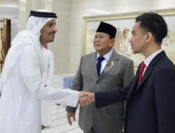 Prabowo Subianto dan Gibran Rakabuming Raka Berdiskusi dengan Emir Qatar dan PM Qatar tentang Kerja Sama dan Situasi Gaza