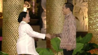 Momen Jokowi dan Puan Bertemu dan Bertegur Sapa di KTT WWF