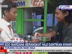 Nabung 4 Tahun, Tukang Cilok asal Jember Pergi Haji Tahun Ini