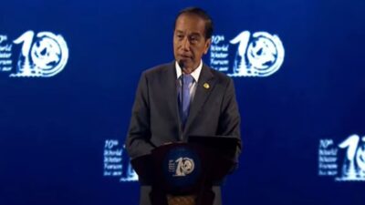 Presiden Jokowi Resmi Buka KTT ke-10 WWF di Bali