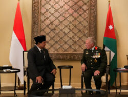 Prabowo Subianto Meets King Abdullah II, Congratulated and Conveys Jokowi’s Greetings