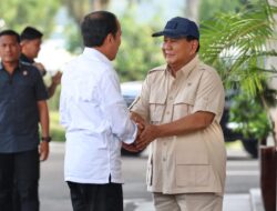 Prabowo Subianto Meets Jokowi at Halim Airport, Personally Extends Birthday Greetings