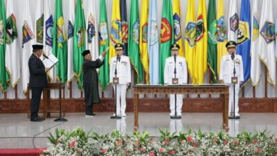 Lantik Pj Gubernur Sumut, Sumsel, dan NTB, Mendagri: Pengalamannya Dibutuhkan Daerah