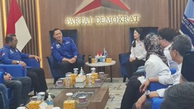 Sambut Kedatangan Perindo, AHY Perkenalkan Pimpinan Demokrat