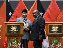 Prabowo Subianto dan PM Papua New Guinea Duduk Bersama, Bahas Kerja Sama Bilateral