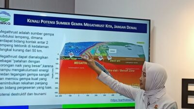 BMKG Pasang 533 Seismograf di Zona Megathrust