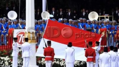 Jokowi dan Prabowo Upacara 17 Agustus di IKN, Maruf Amin dan Gibran di Istana Merdeka