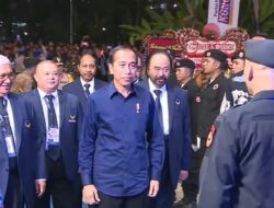 Ketika Kader Nasdem Teriak Nama Anies saat Jokowi Tiba di Kongres Nasdem