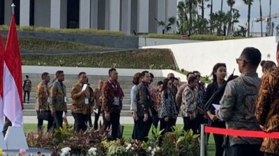 Angela Tanoesoedibjo Hadiri Peresmian Istana Negara di IKN oleh Presiden Jokowi