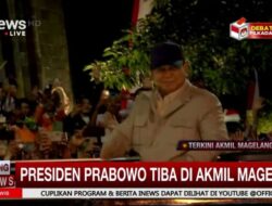 Presiden Prabowo Tiba di Akmil Magelang