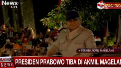 Presiden Prabowo Tiba di Akmil Magelang