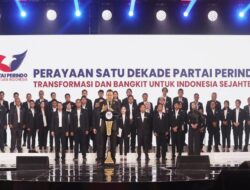 “Pengabdian Tertinggi HT di HUT ke-10 Partai Perindo”