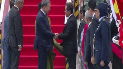 Kedatangan Sekjen Partai Komunis Vietnam Y.M. To Lam di Indonesia: Disambut Pejabat Penting