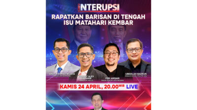 Saksikan INTERUPSI Malam Ini Rapatkan Barisan Isu Matahari Kembar Live di iNews