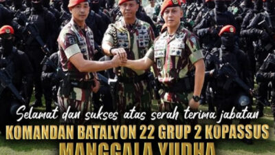 Sertijab Komandan Batalyon 22 dan 23: Profil Para Pemimpin Terbaru Kopassus