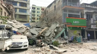 Penemuan 3 Jasad Korban Gempa Myanmar oleh Tim INASAR