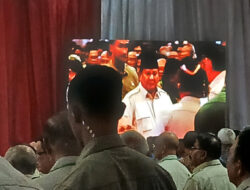 Prabowo Hadiri Halalbihalal Purnawirawan TNI AD Bersama Try Sutrisno dan Luhut