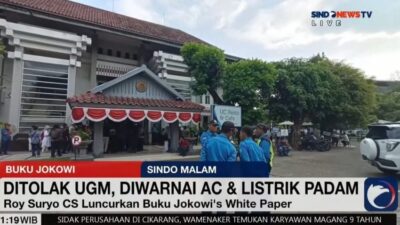 Kronologi Dugaan Sabotase Peluncuran Buku Jokowi’s White Paper