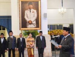 Ini Dia Susunan Kabinet Baru Prabowo, Lantik Menteri dan Wakil Menteri