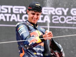 Kisah Sukses Dani Munoz di Podium Moto2 Catalunya