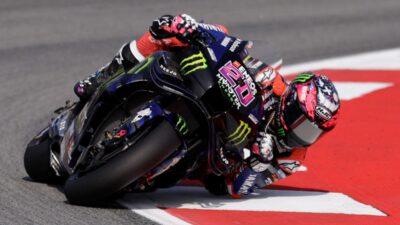 Quartararo Impresif dalam Debut V4 di Tes Barcelona