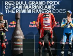Marc Marquez Tiru Selebrasi Messi di Podium Misano: Kombinasi Kemenangan